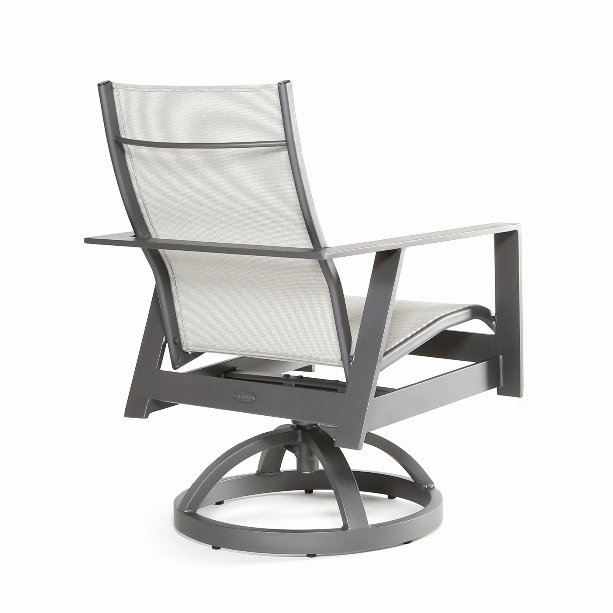 Trento Sling Swivel Rocker Dining Chair