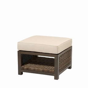 Trenton Woven Ottomanwaterproof wicker balcony furniture