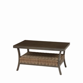 Trenton Woven Slat Top Coffee Tableoutdoor coffee table for patio or lounge