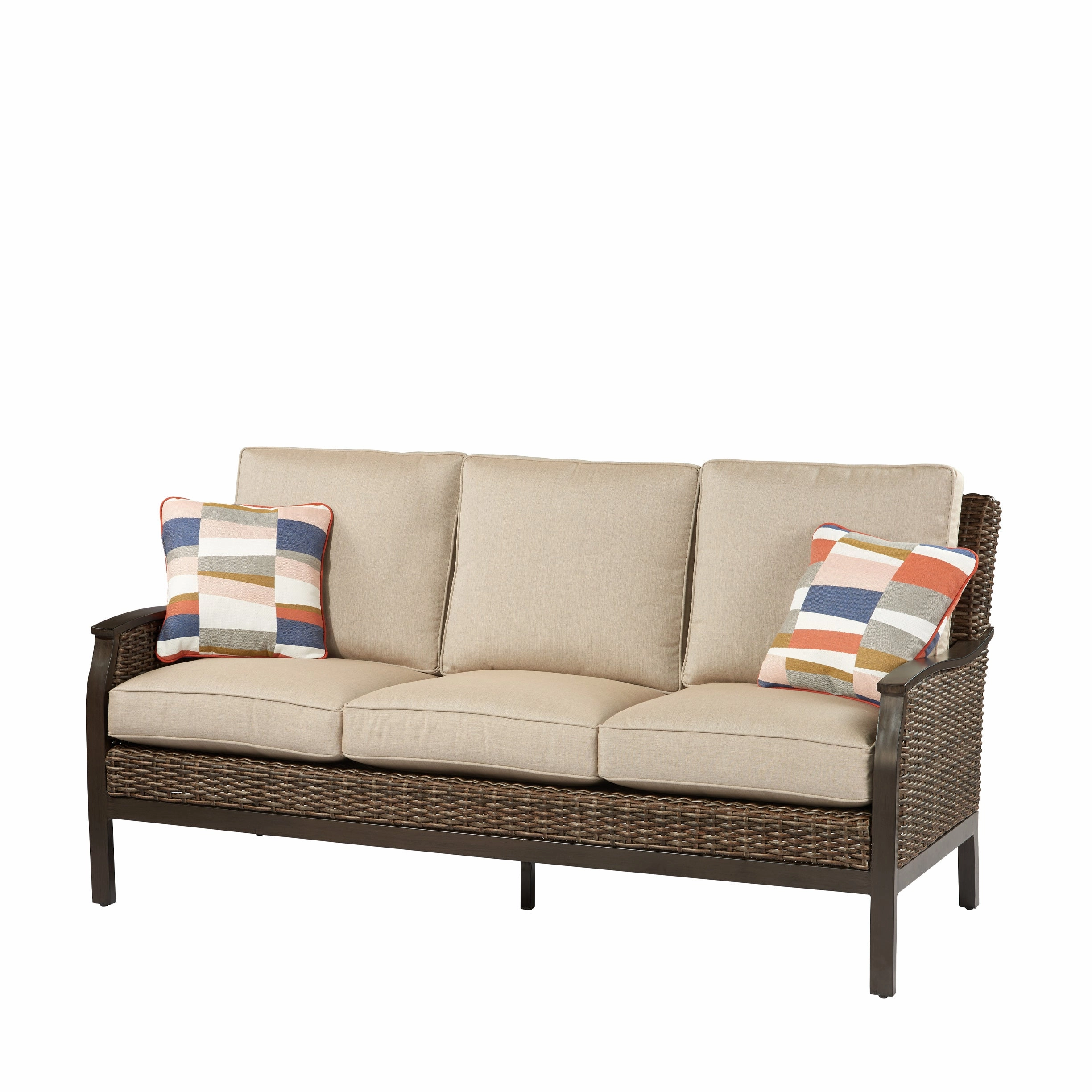 Trenton Woven Sofawaterproof wicker balcony furniture
