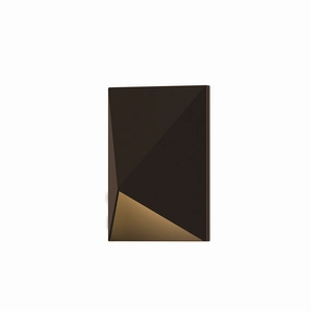Triform Compact LED Wall Sconce Textured BronzeOutdoor wall sconces with motion sensor