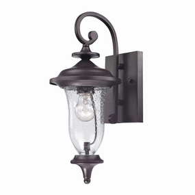 Trinity One Light Wall Sconce Oil Rubbed BronzeOutdoor wall sconces with motion sensor