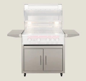 TrueFlame Freestanding Cart for 25" Gas Grill CART-TF-25DCStainless steel BBQ tool set