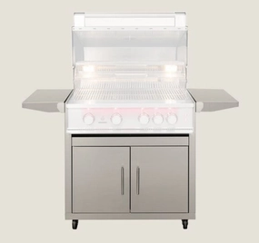 TrueFlame Freestanding Cart for 32" Gas Grill CART-TF-32DCStainless steel BBQ tool set