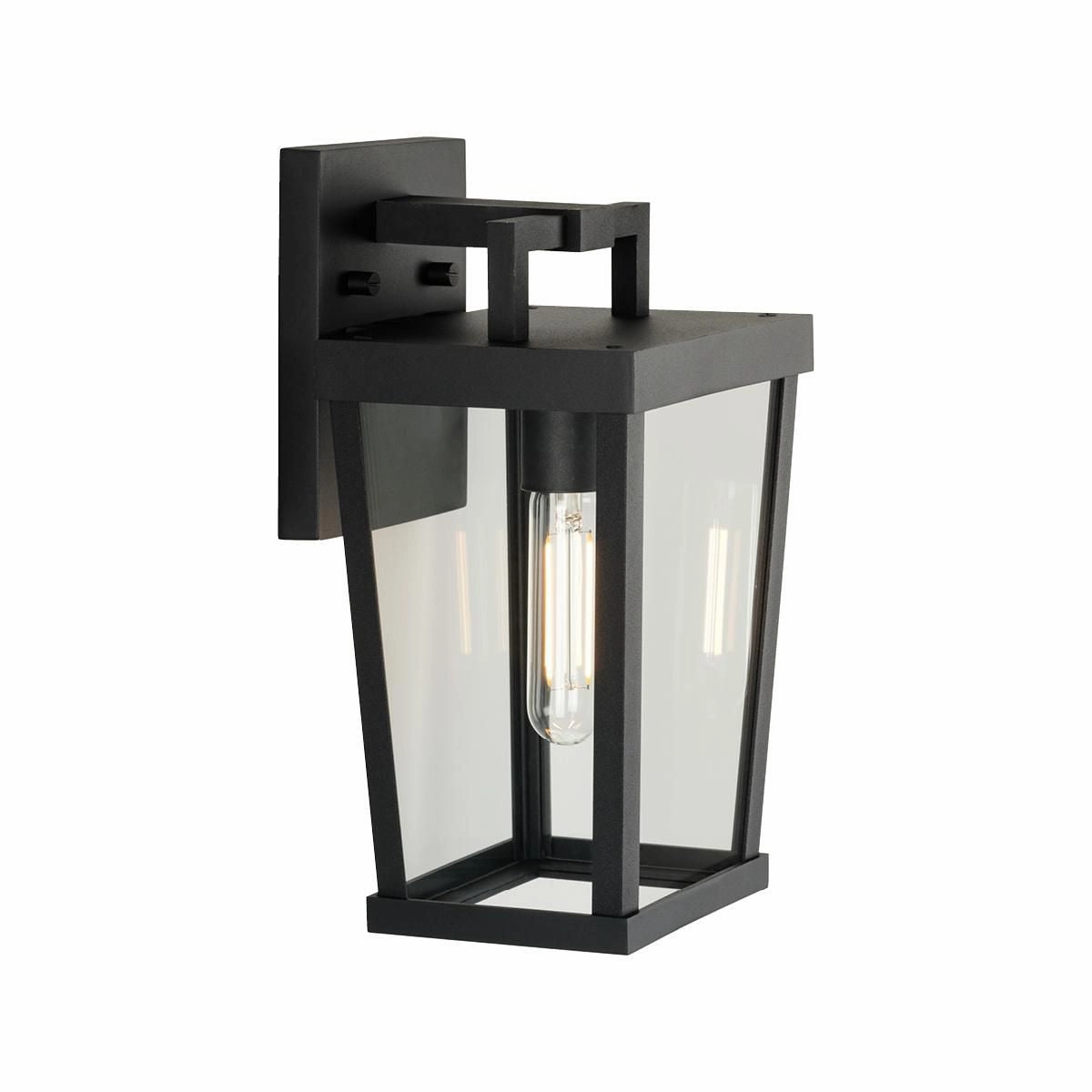 Tryon One Light Outdoor Wall Lantern Black