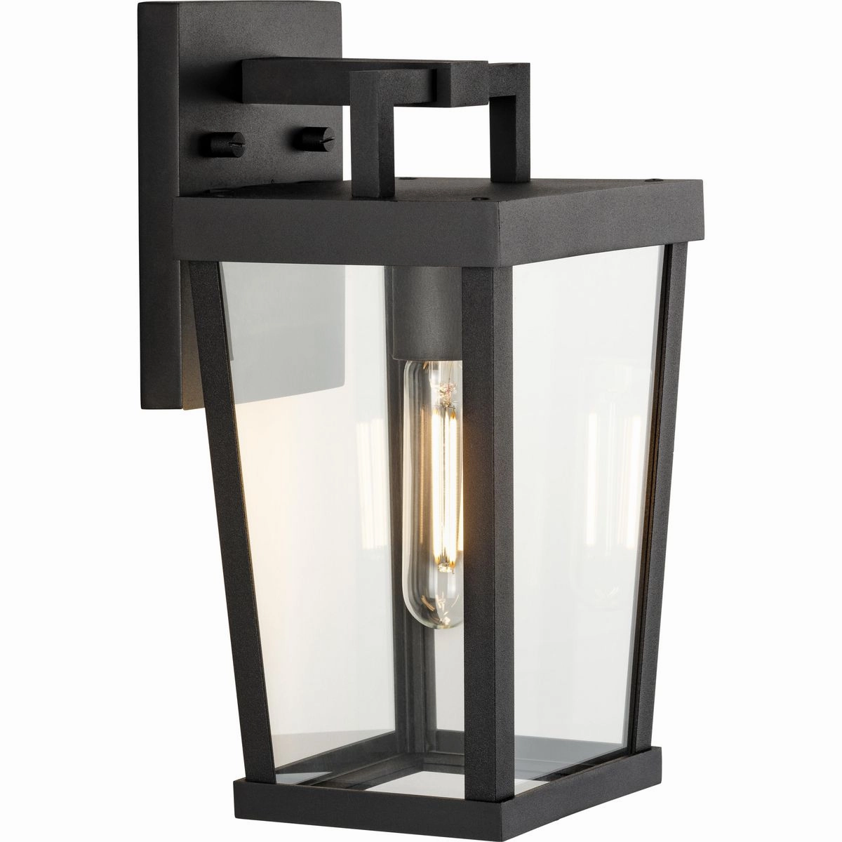 Tryon One Light Outdoor Wall Lantern Black