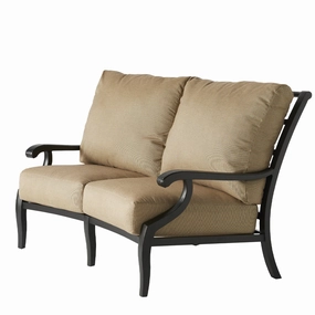 Turin Curved Love Seataluminum alloy outdoor sofa set