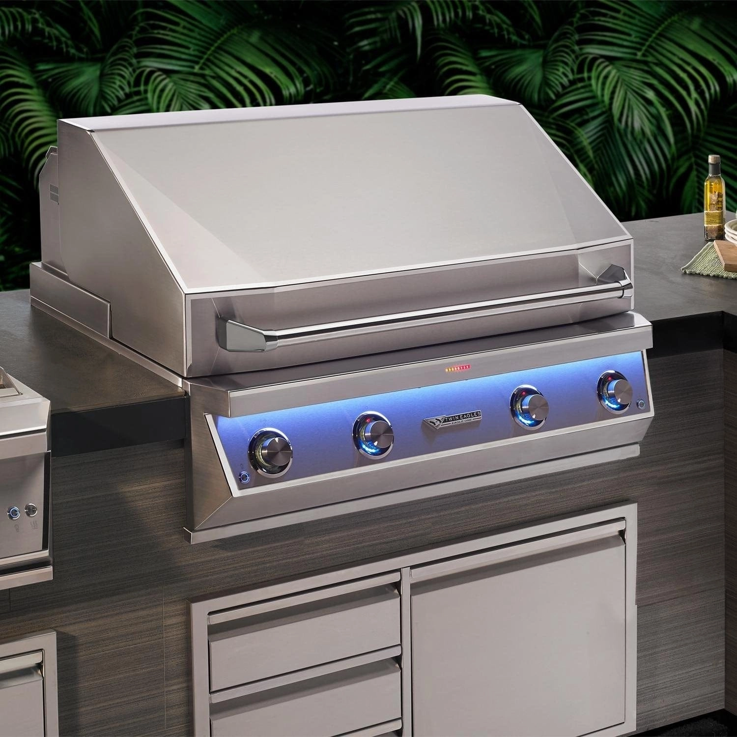 Twin Eagles 42-Inch Eagle One 3-Burner Built-In Gas Grill with Sear Zone & Infrared Rotisserie Burner