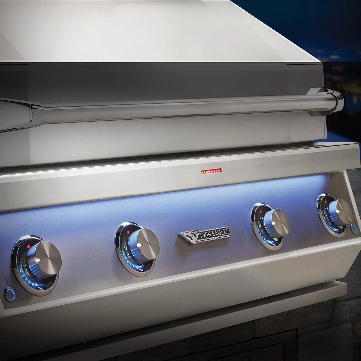 Twin Eagles 42-Inch Eagle One 3-Burner Built-In Gas Grill with Sear Zone & Infrared Rotisserie Burner