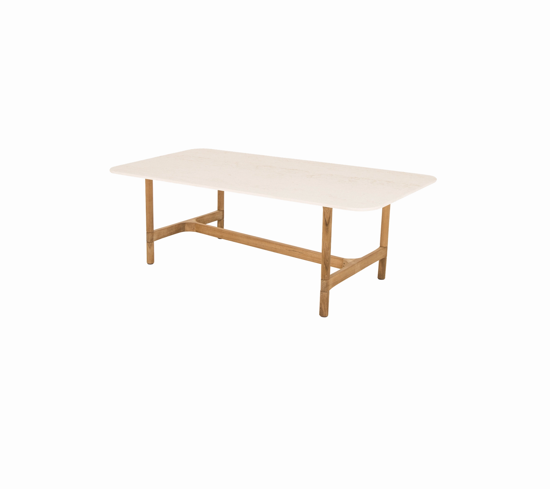 Twist coffee table, rectangular