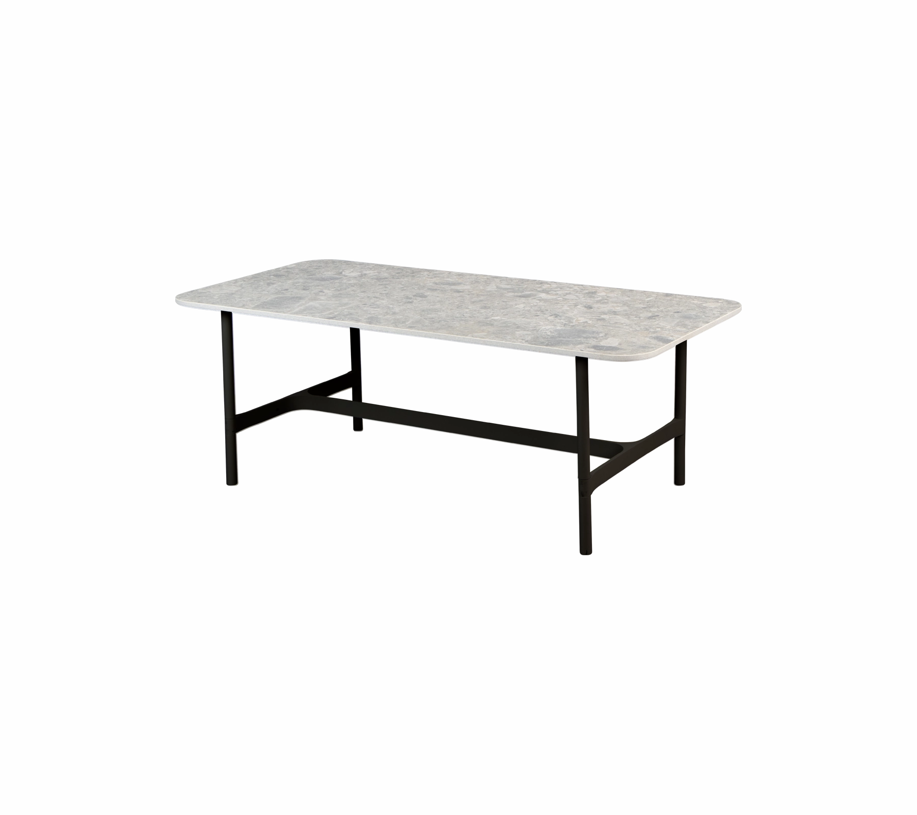 Twist coffee table, rectangular