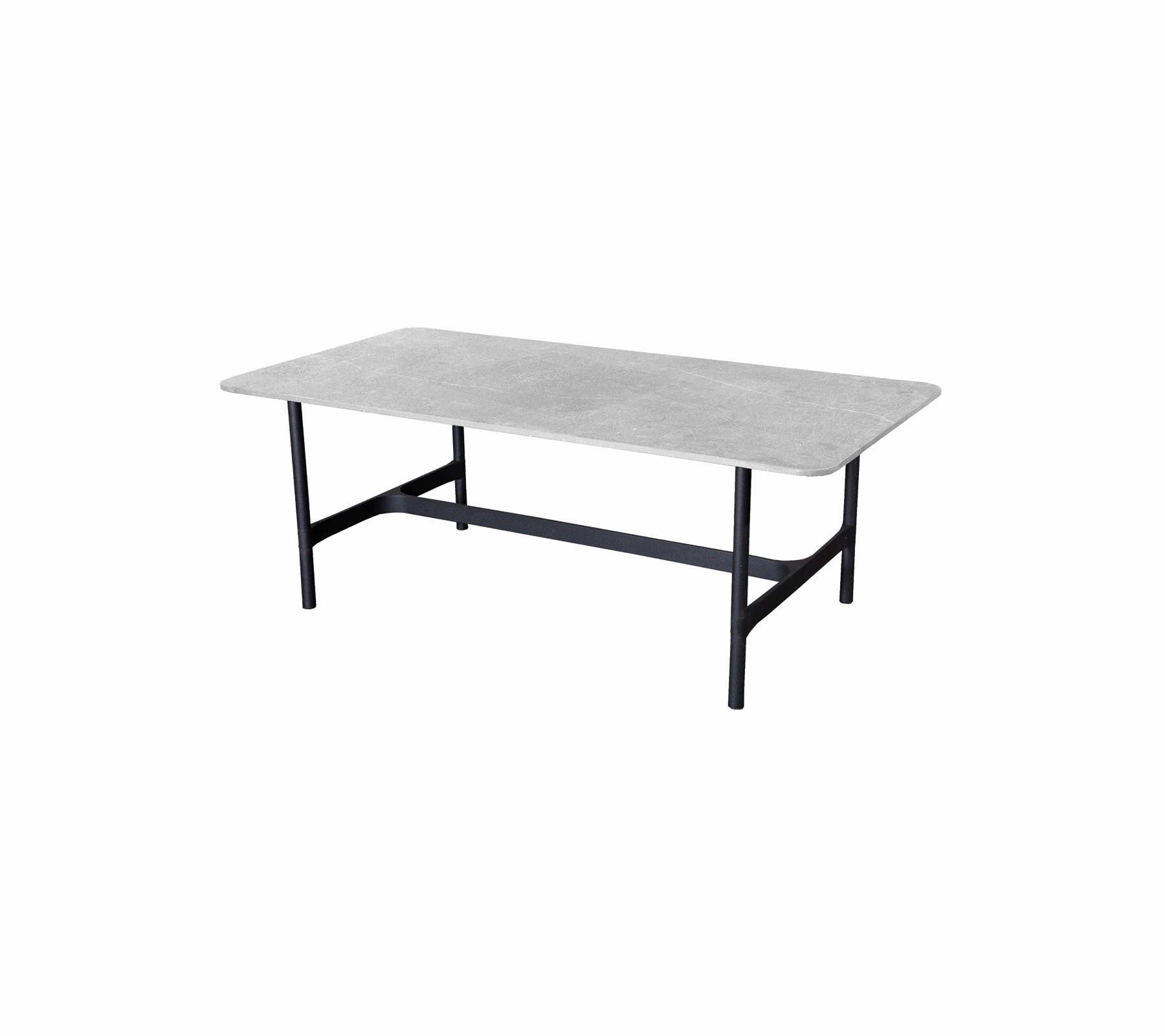 Twist coffee table, rectangular