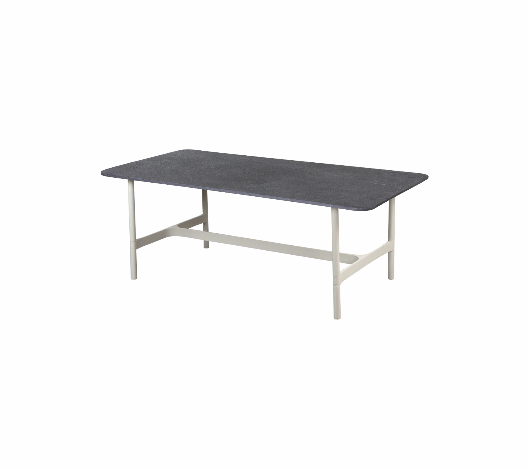 Twist coffee table, rectangular