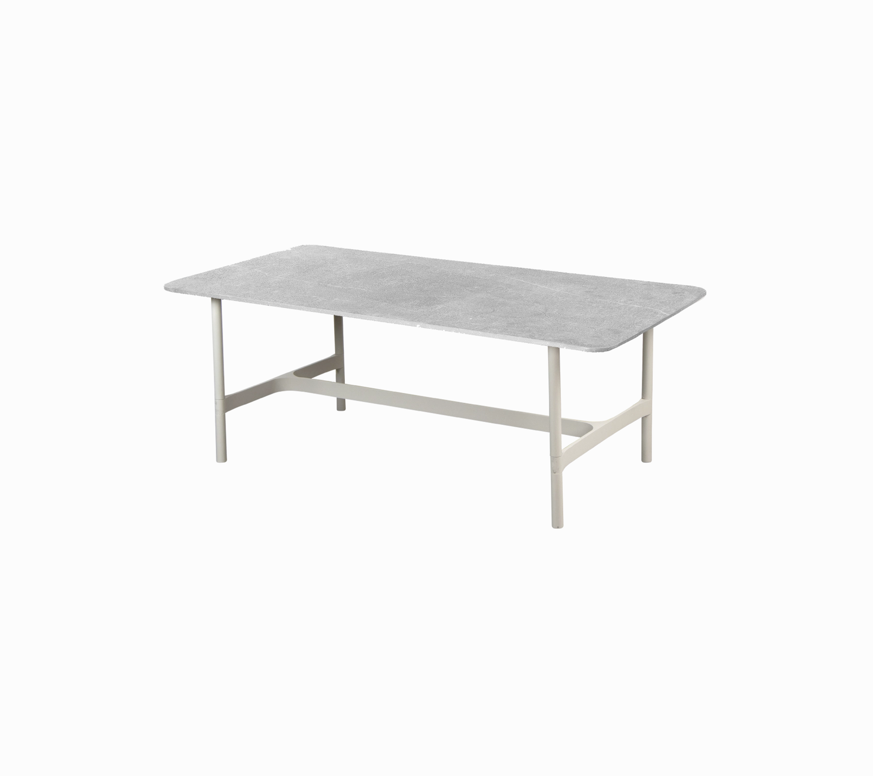 Twist coffee table, rectangular