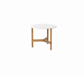 Twist coffee table, smalloutdoor coffee table for patio or lounge