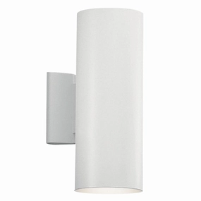 Two Light Outdoor Wall Mount WhiteOutdoor wall sconces with motion sensor
