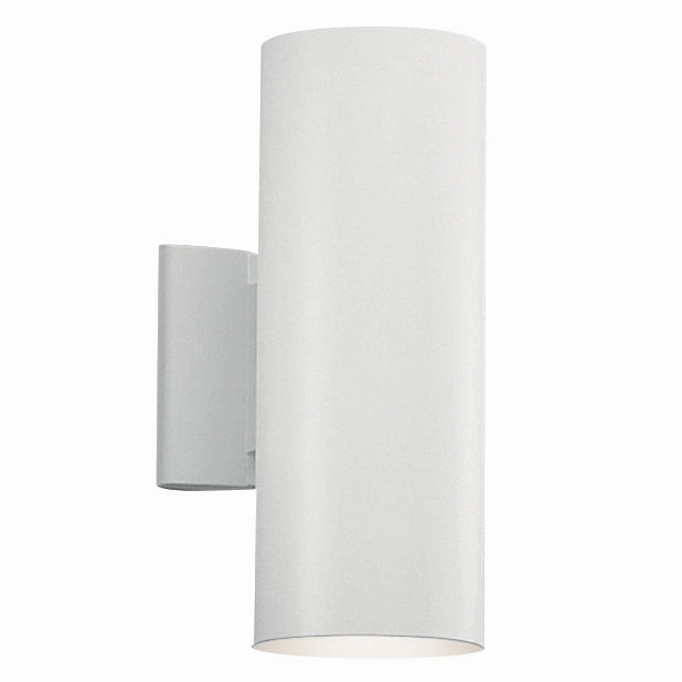 Two Light Outdoor Wall Mount WhiteOutdoor wall sconces with motion sensor