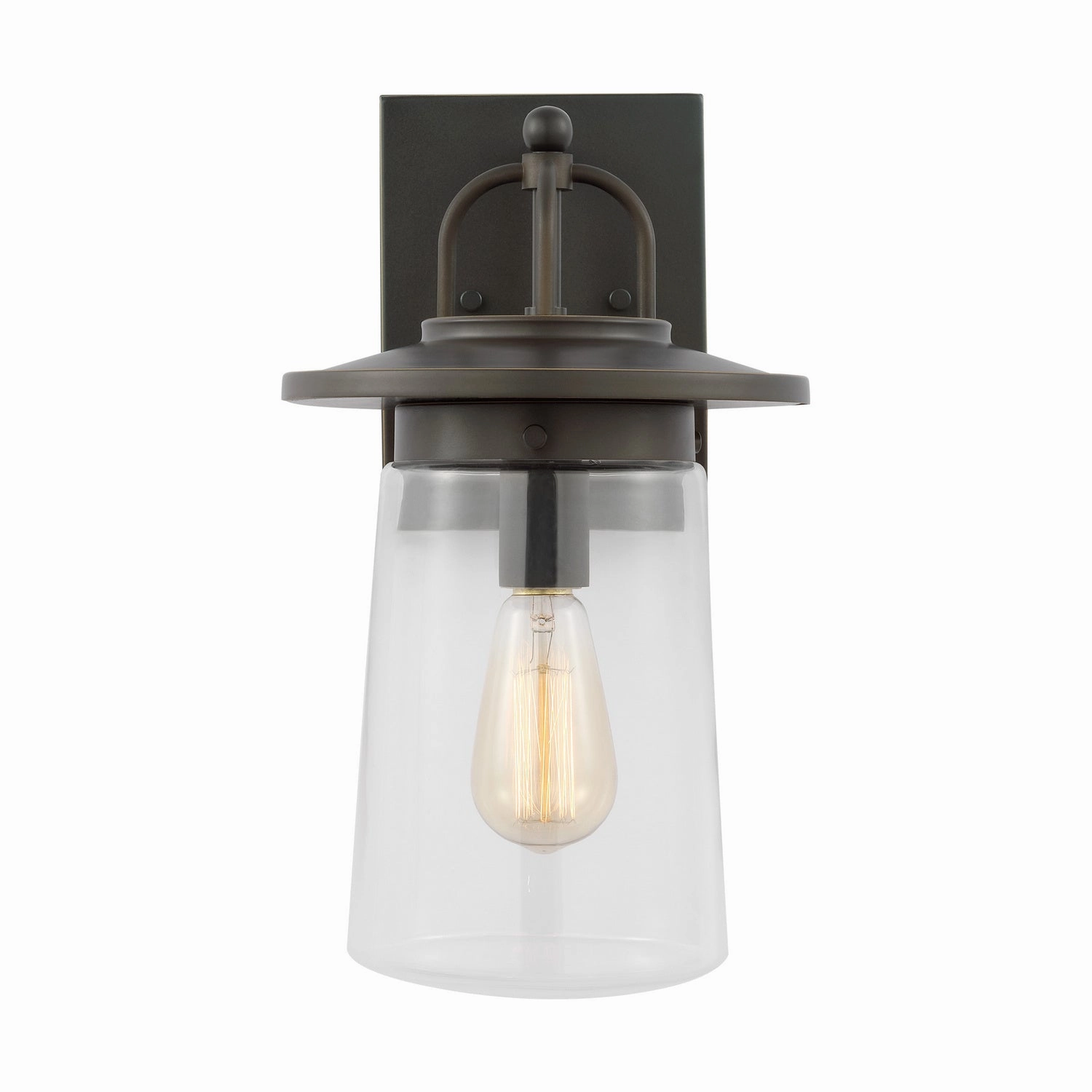 Tybee One Light Outdoor Wall Lantern Antique BronzeOutdoor wall sconces with motion sensor