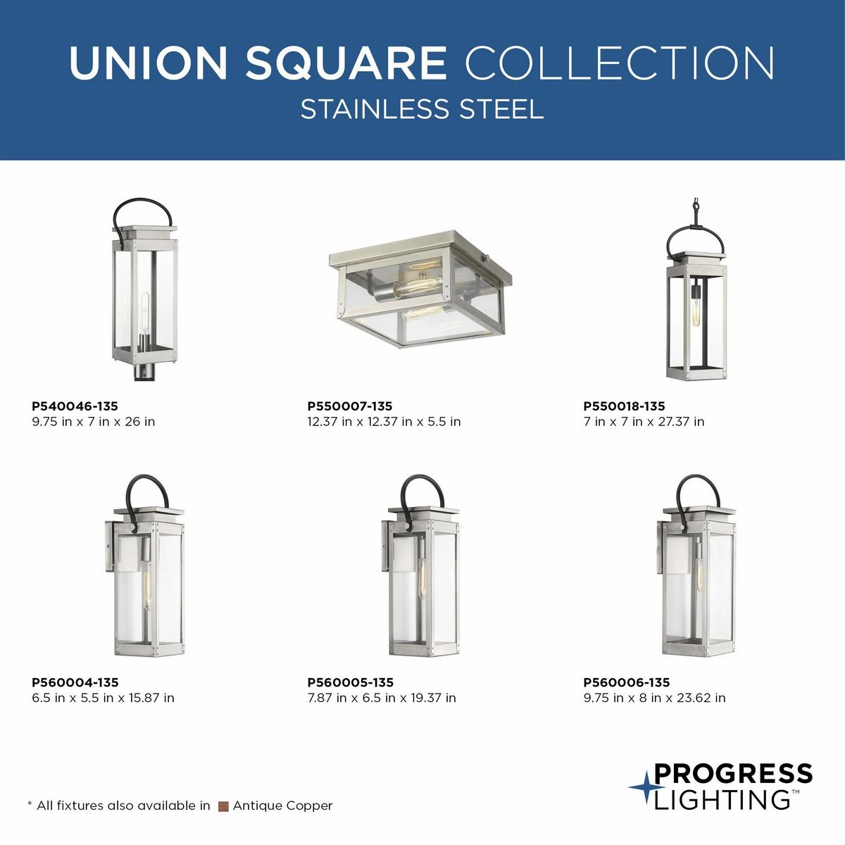 Union Square 1-Light Outdoor Pendant