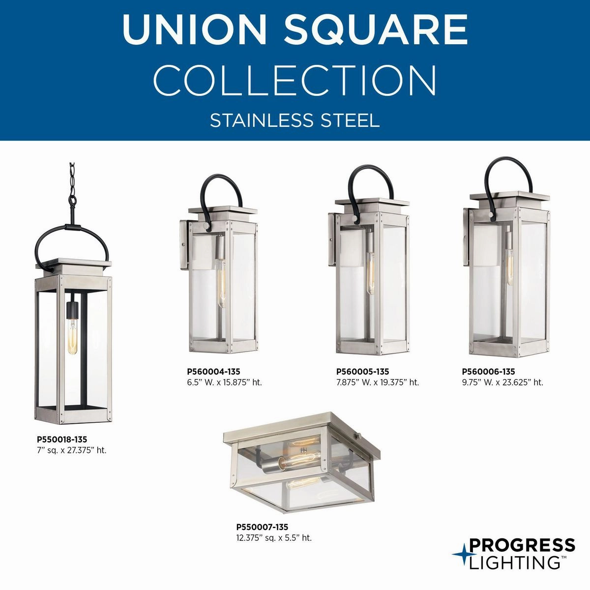 Union Square 1-Light Outdoor Pendant