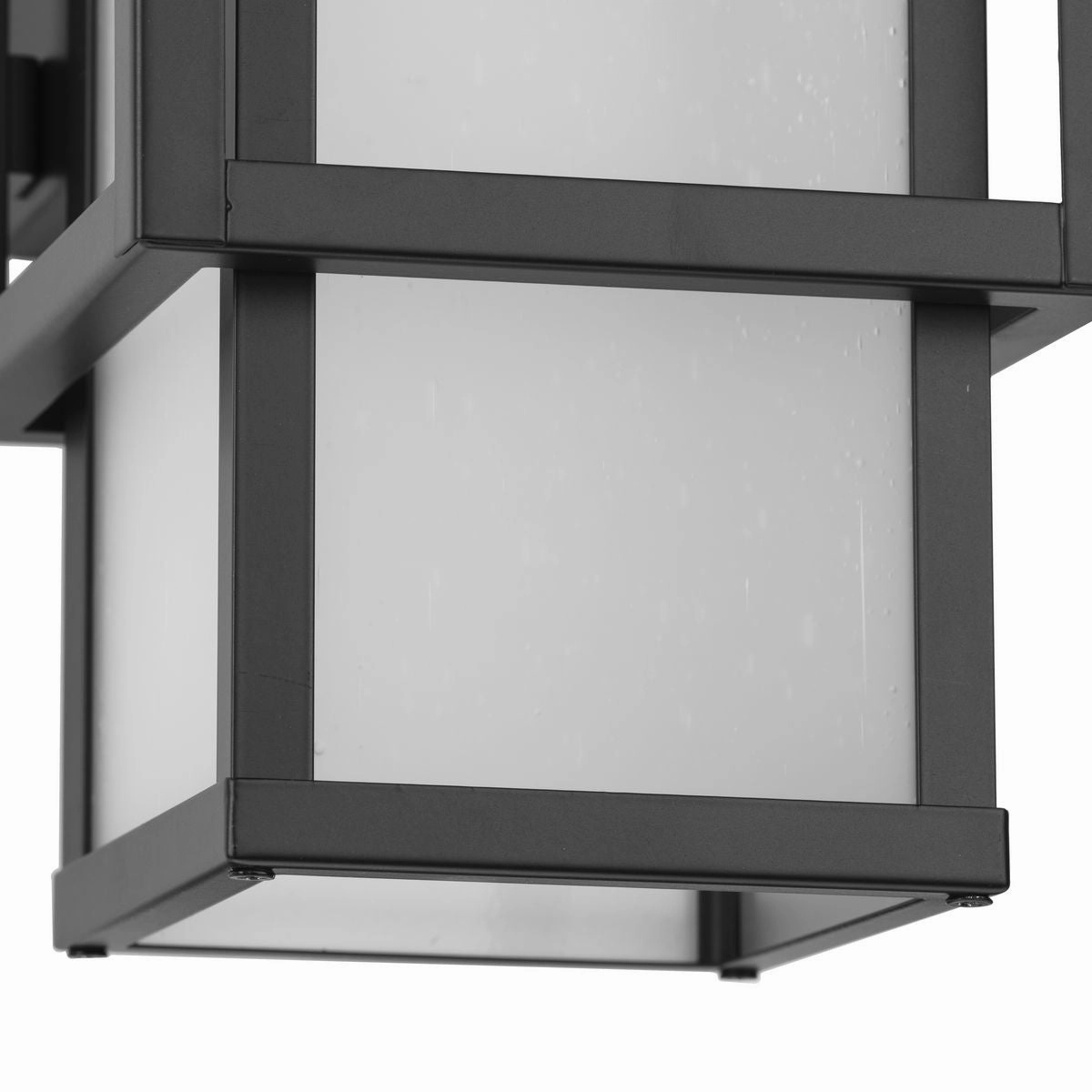 Unison Two Light Outdoor Wall Lantern Matte Black