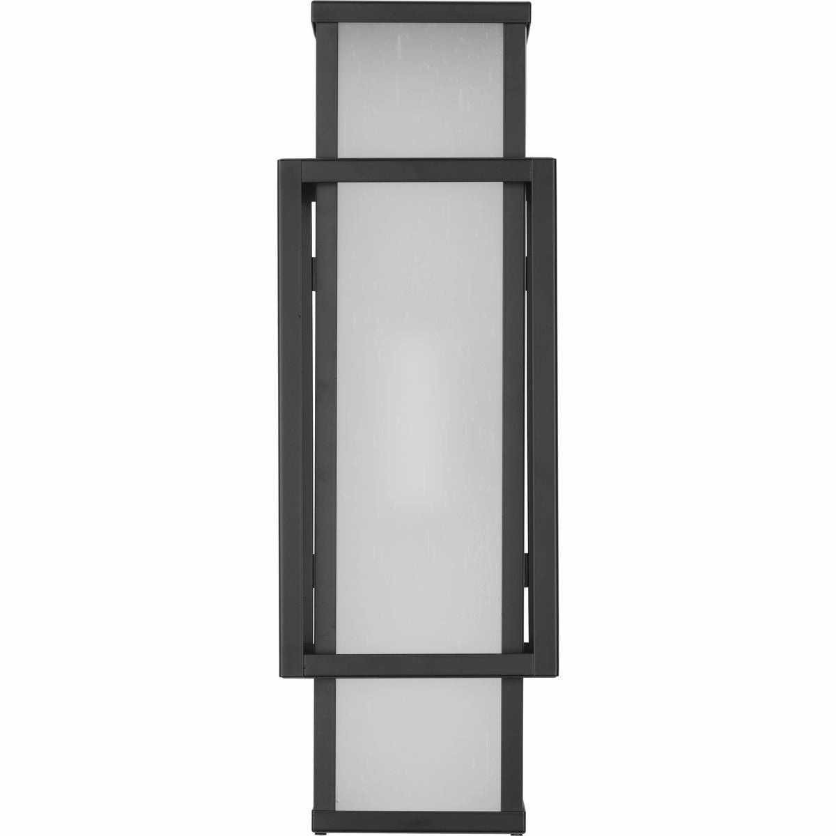 Unison Two Light Outdoor Wall Lantern Matte Black