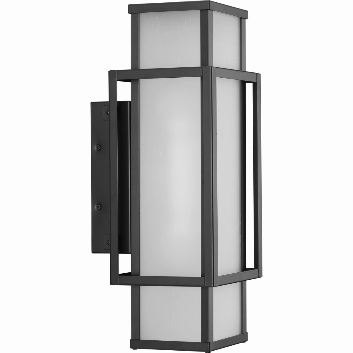 Unison Two Light Outdoor Wall Lantern Matte Black