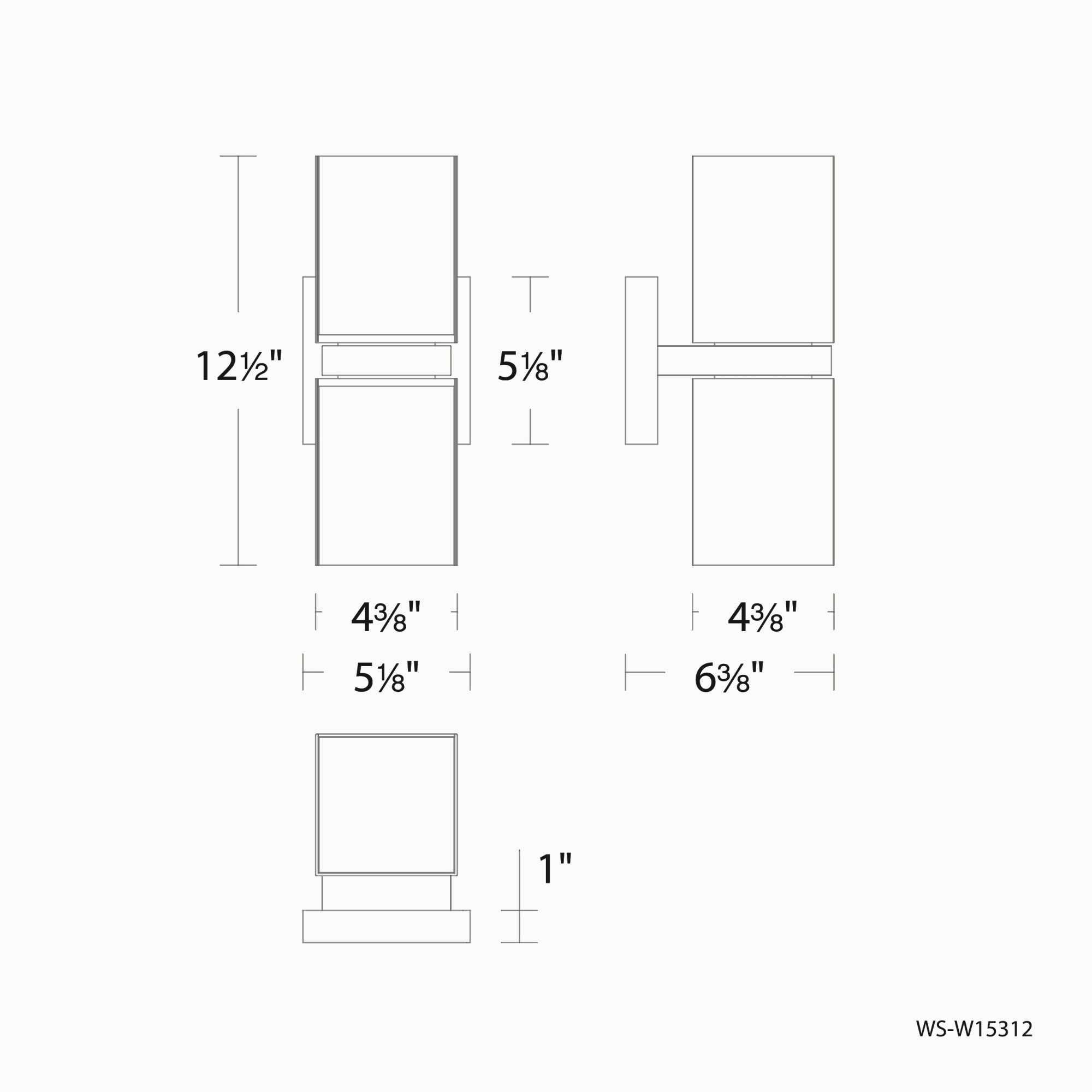 Vaiation 12.5" LED Outdoor Wall Light