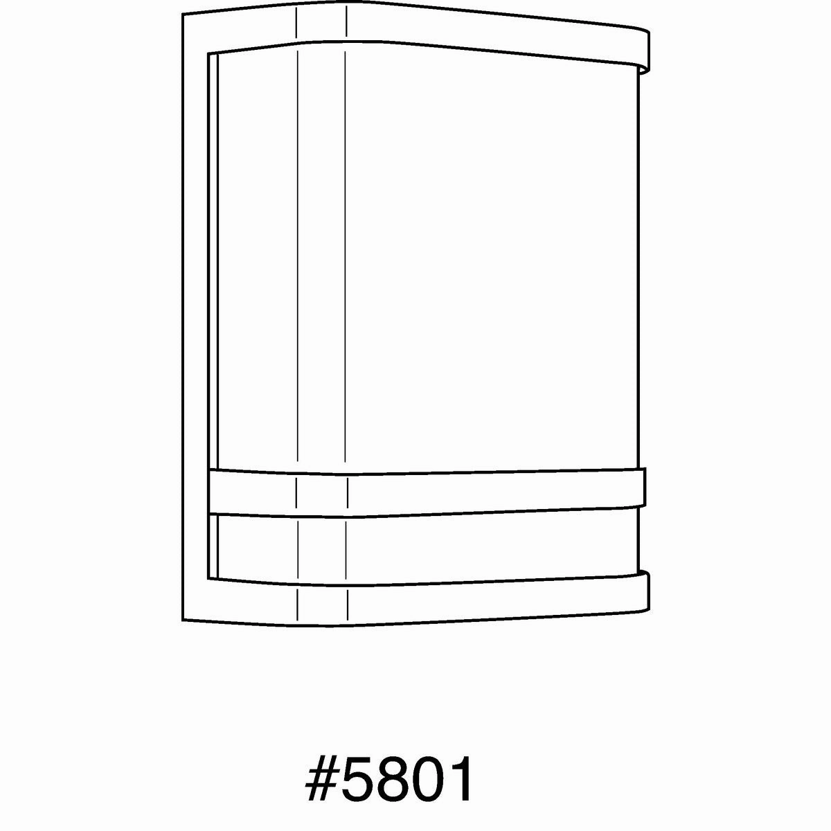 Valera Led LED Wall Lantern Brushed Nickel