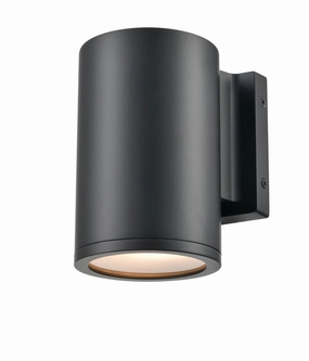 Vegas One Light Wall Sconce Matte BlackOutdoor wall sconces with motion sensor