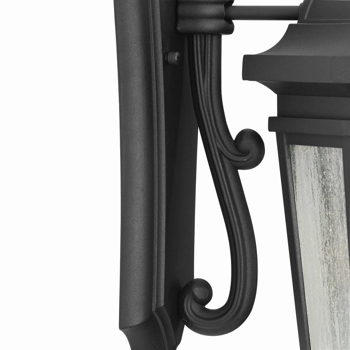 Verdae Three Light Large Wall Lantern Black