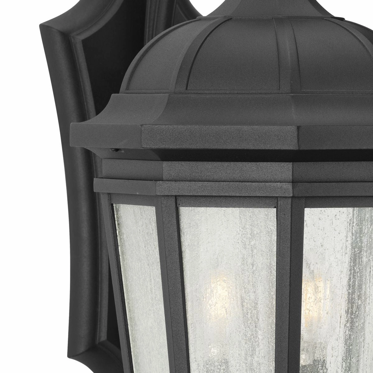 Verdae Three Light Large Wall Lantern Black