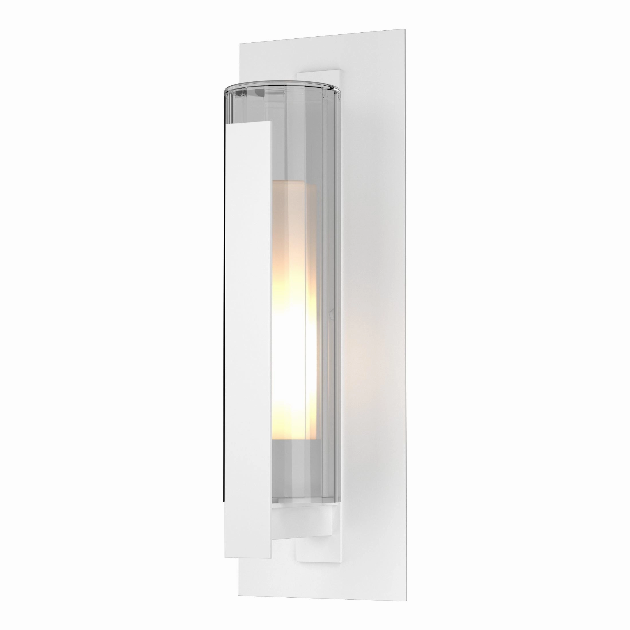 Vertical Bar Fluted Glass Large Outdoor SconceWeatherproof outdoor lighting