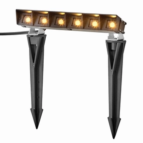 Vestra LED Wall Wash Antique Brushed AluminumColor changing landscape spotlights