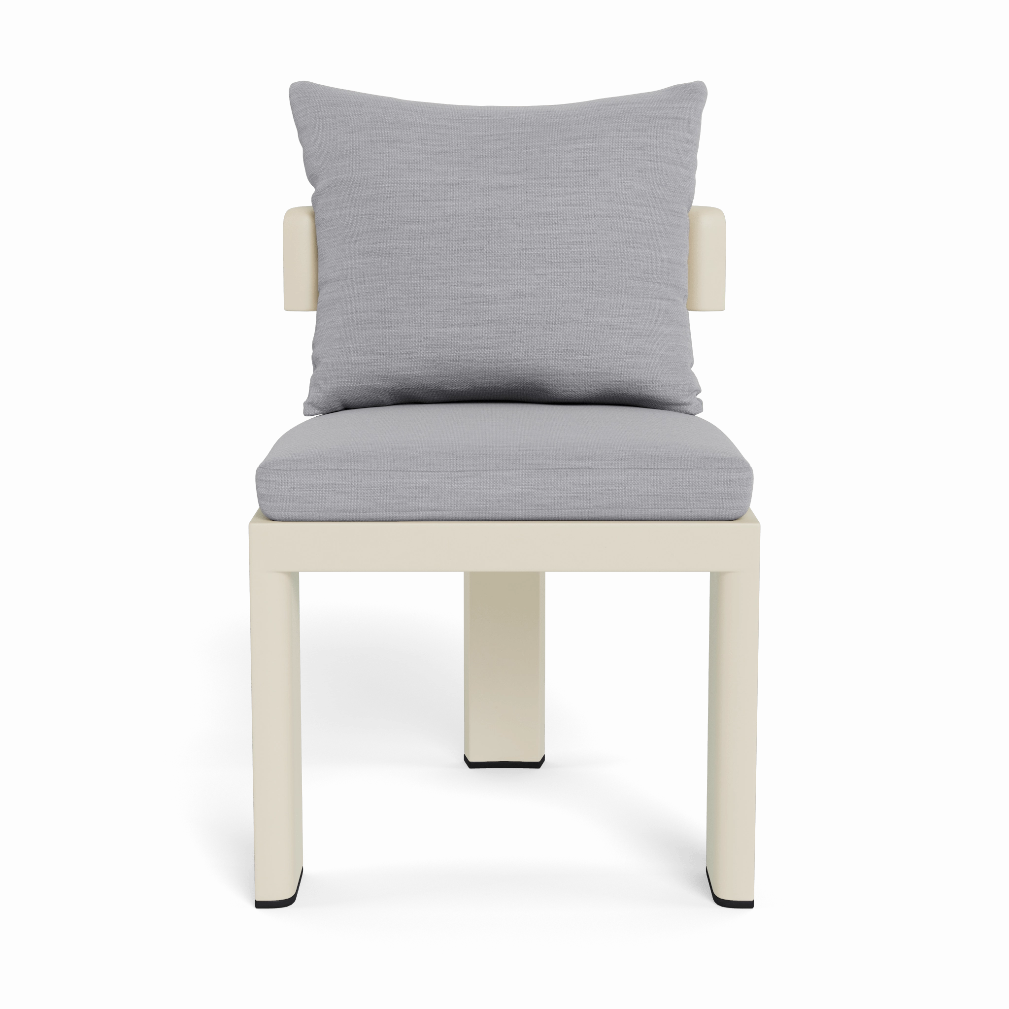 Victoria Aluminum Armless Dining Chair