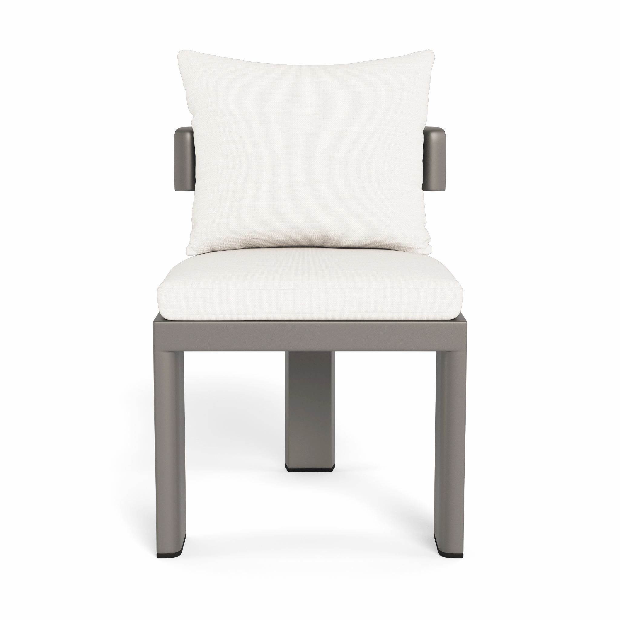 Victoria Aluminum Armless Dining Chair