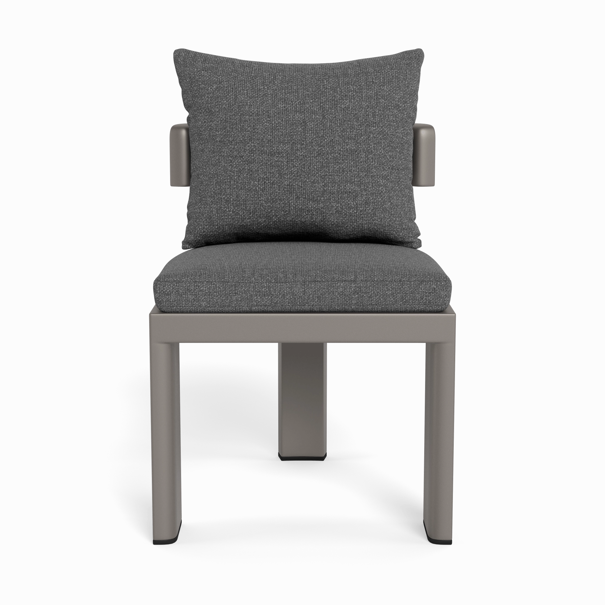 Victoria Aluminum Armless Dining Chair