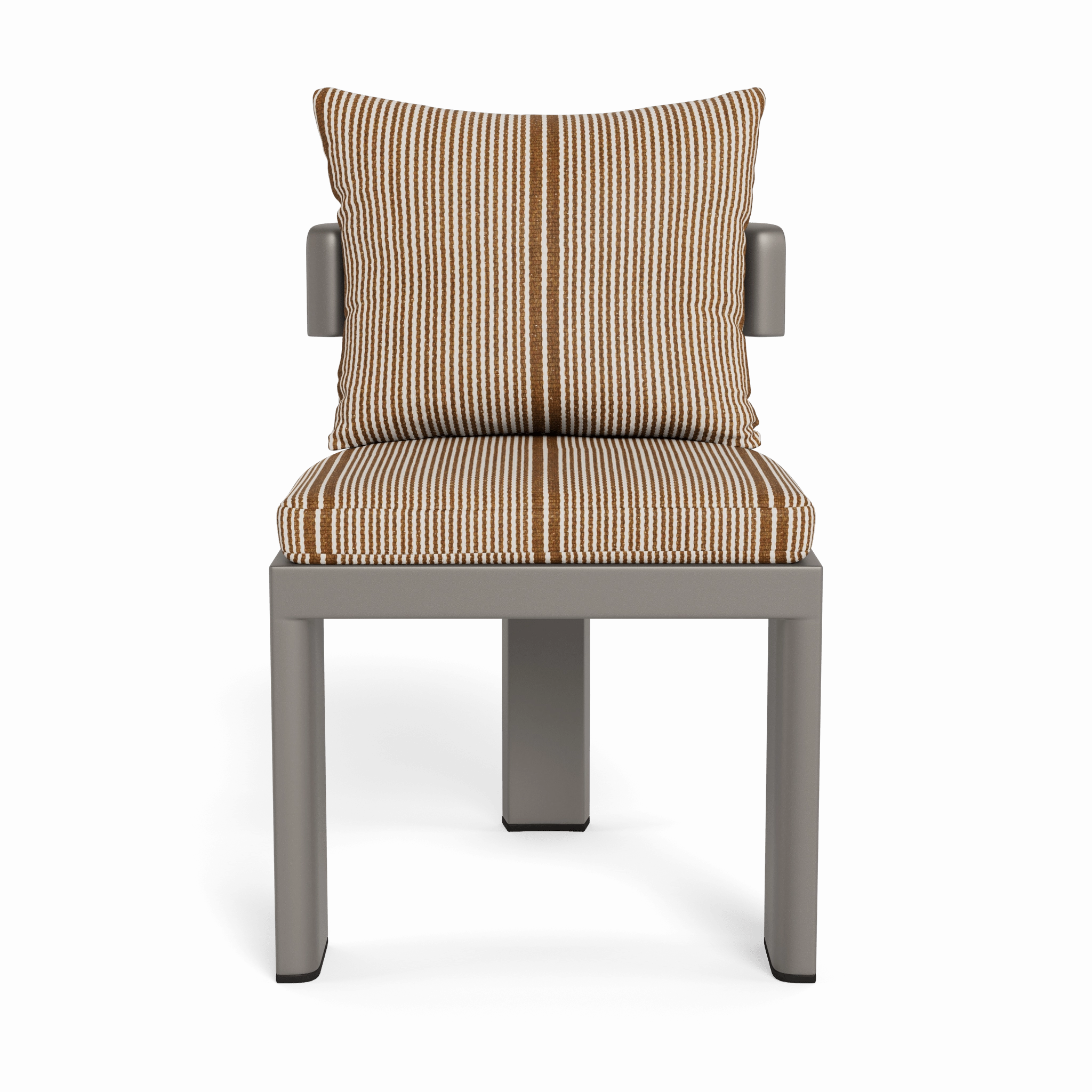 Victoria Aluminum Armless Dining Chair