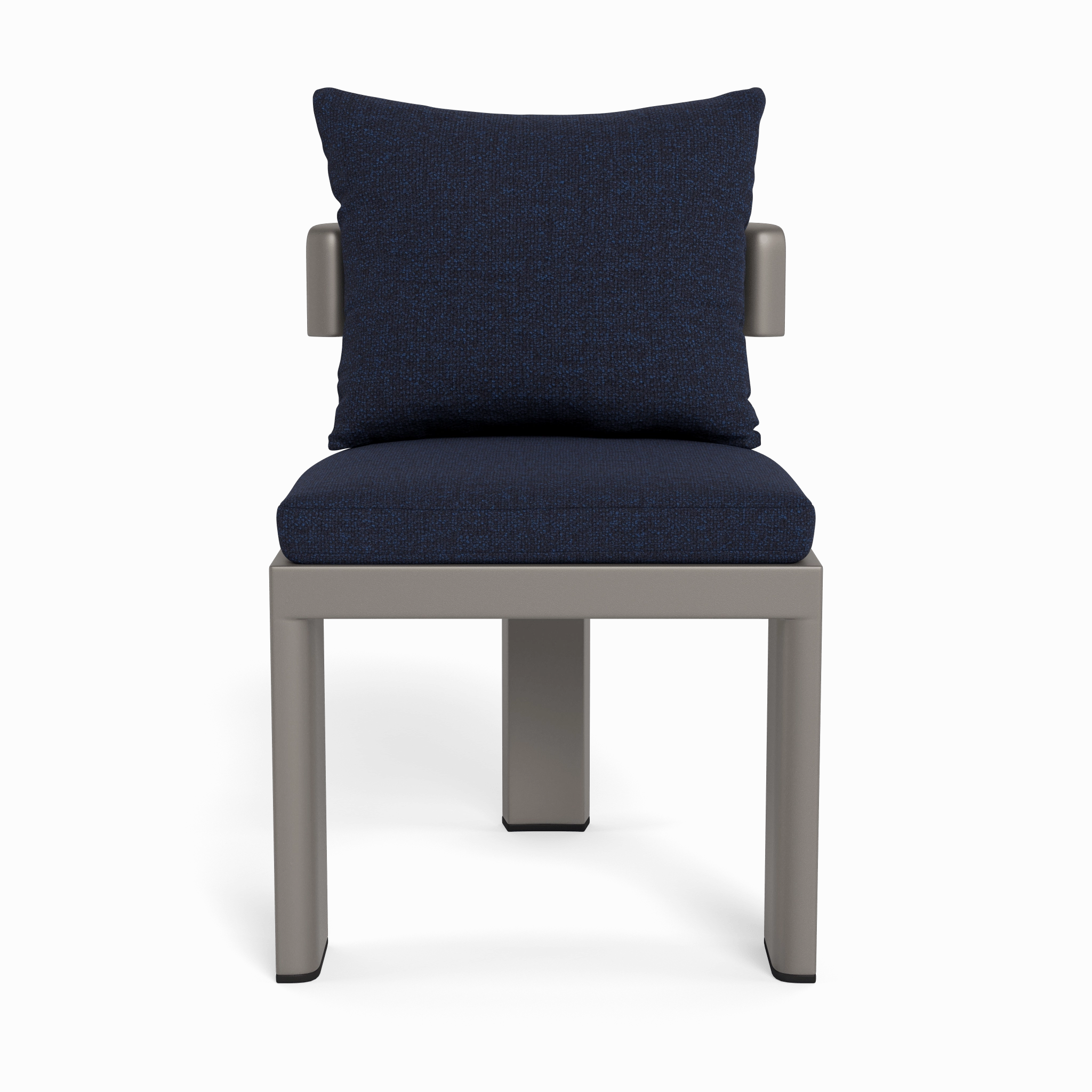 Victoria Aluminum Armless Dining Chair