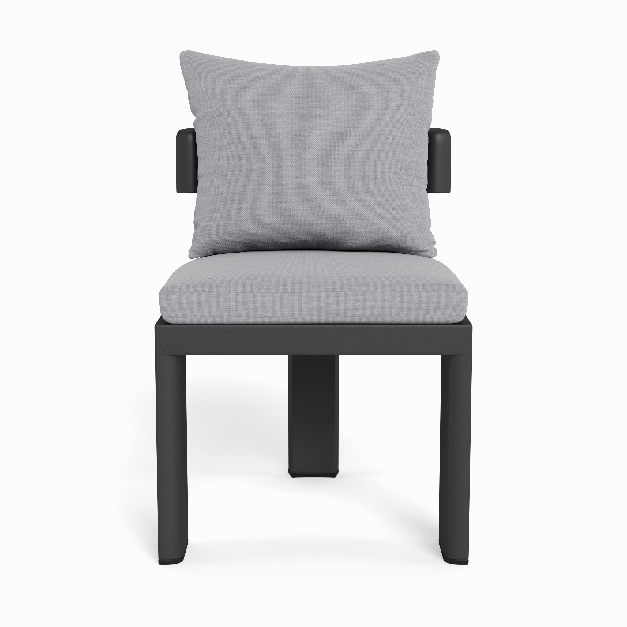 Victoria Aluminum Armless Dining Chair