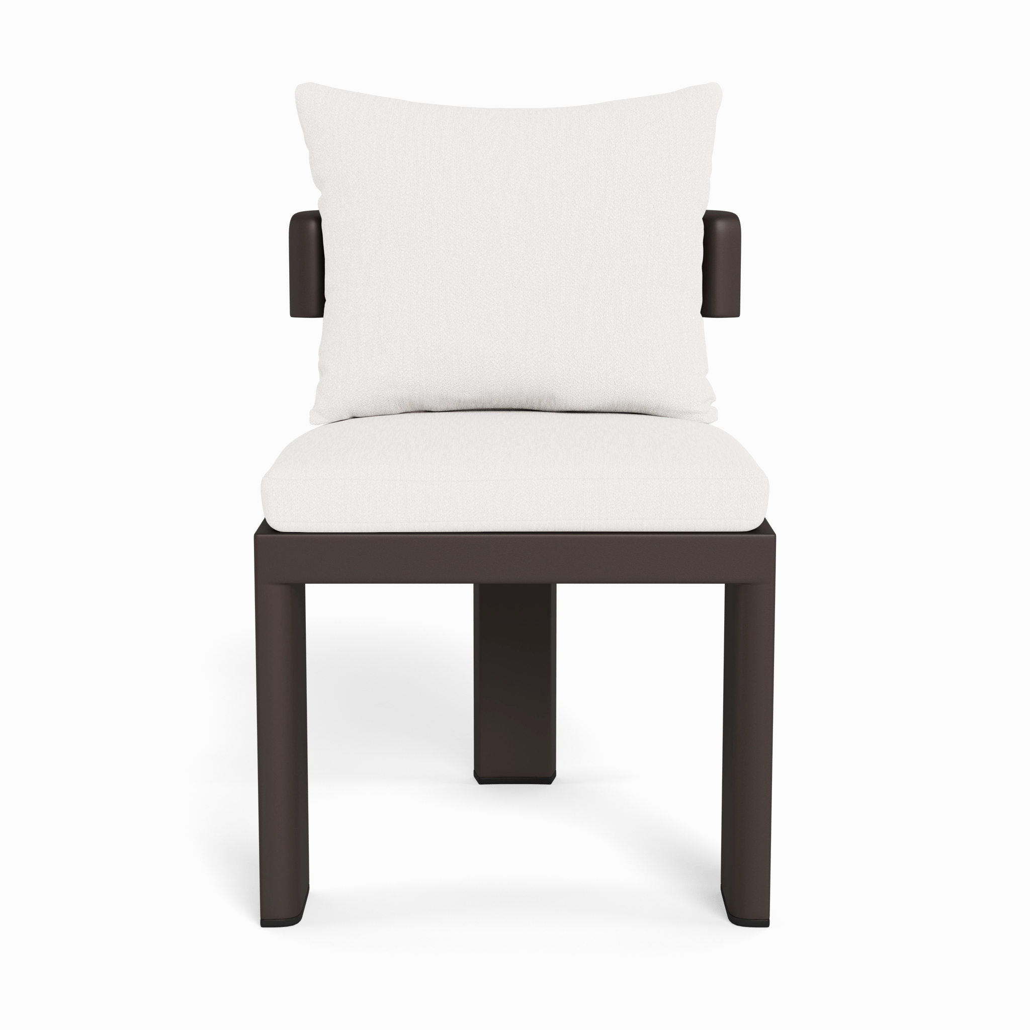 Victoria Aluminum Armless Dining Chair