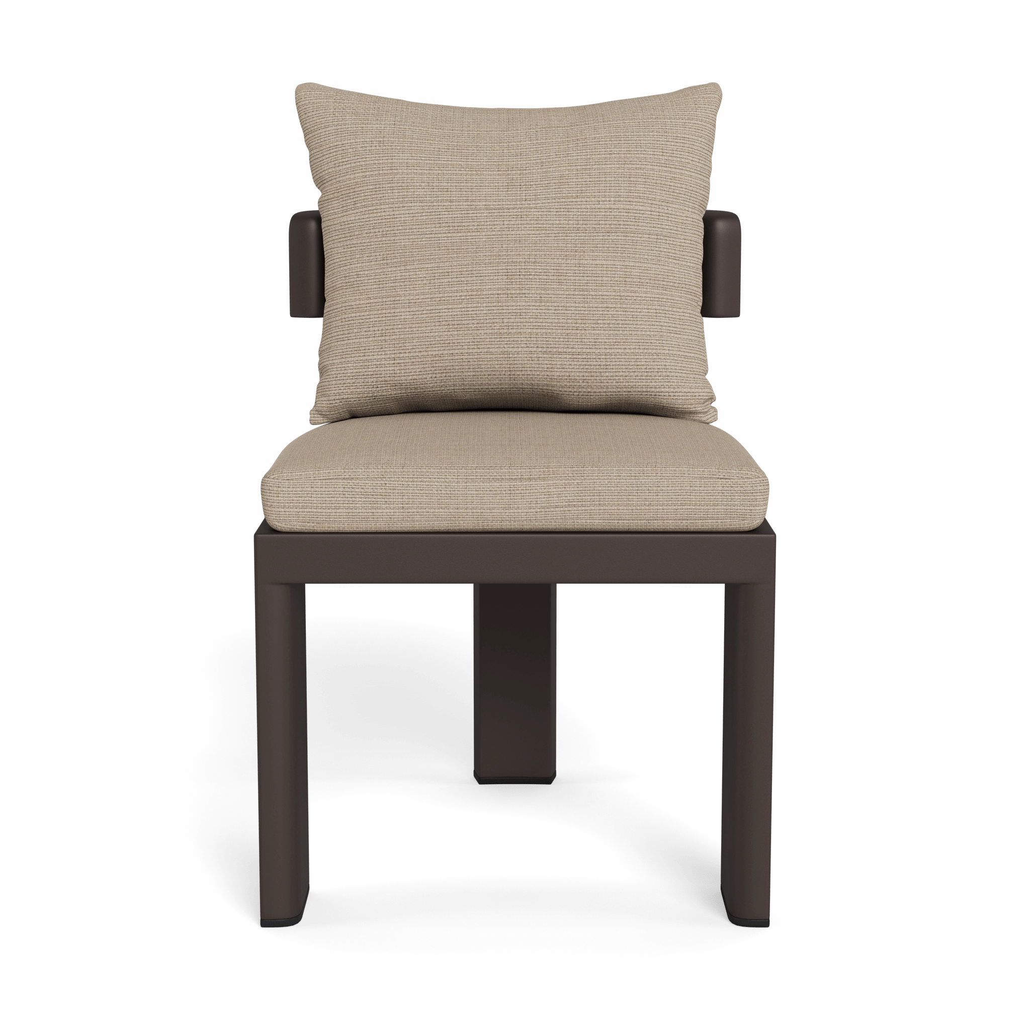 Victoria Aluminum Armless Dining Chair