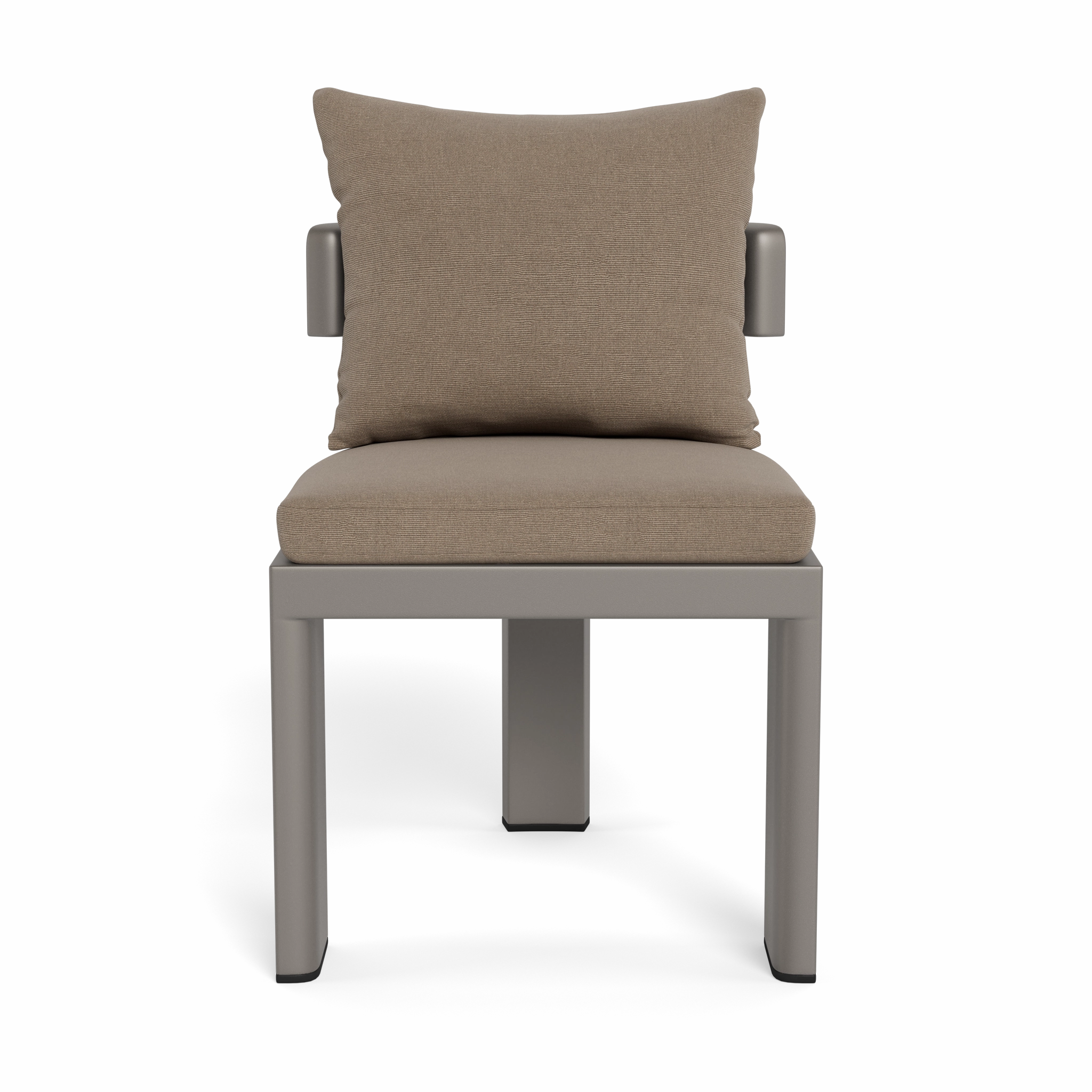 Victoria Aluminum Armless Dining Chair