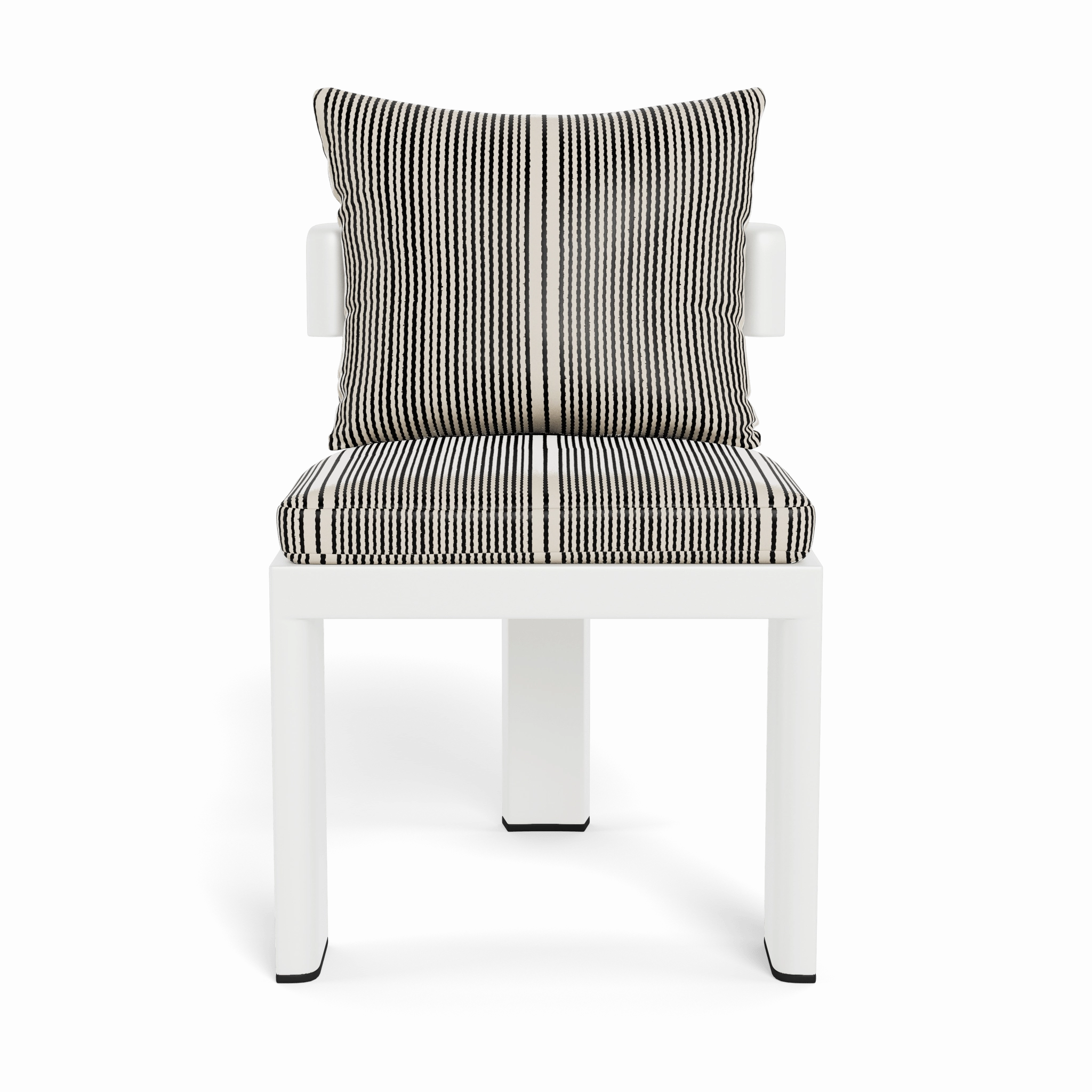 Victoria Aluminum Armless Dining Chair