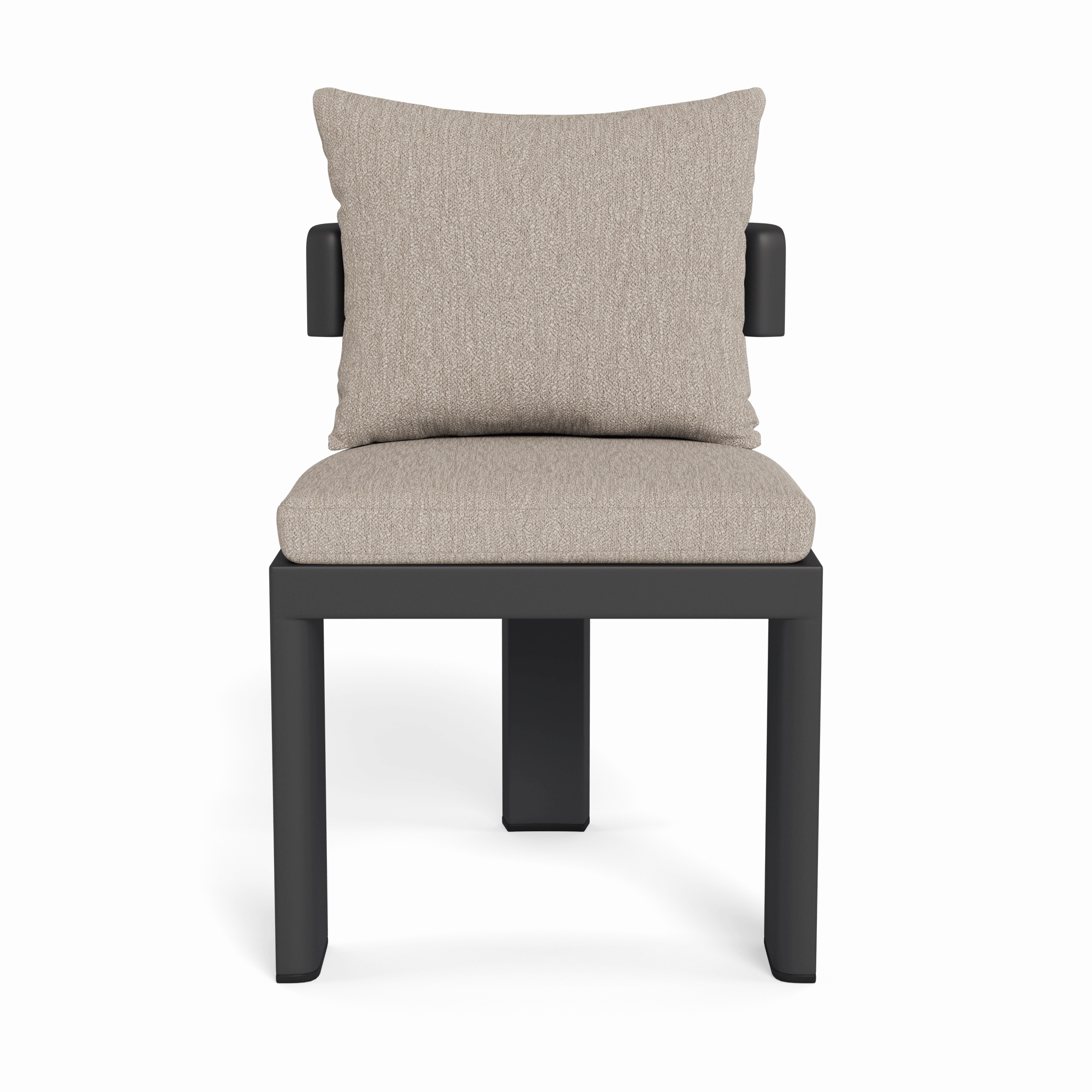 Victoria Aluminum Armless Dining Chair