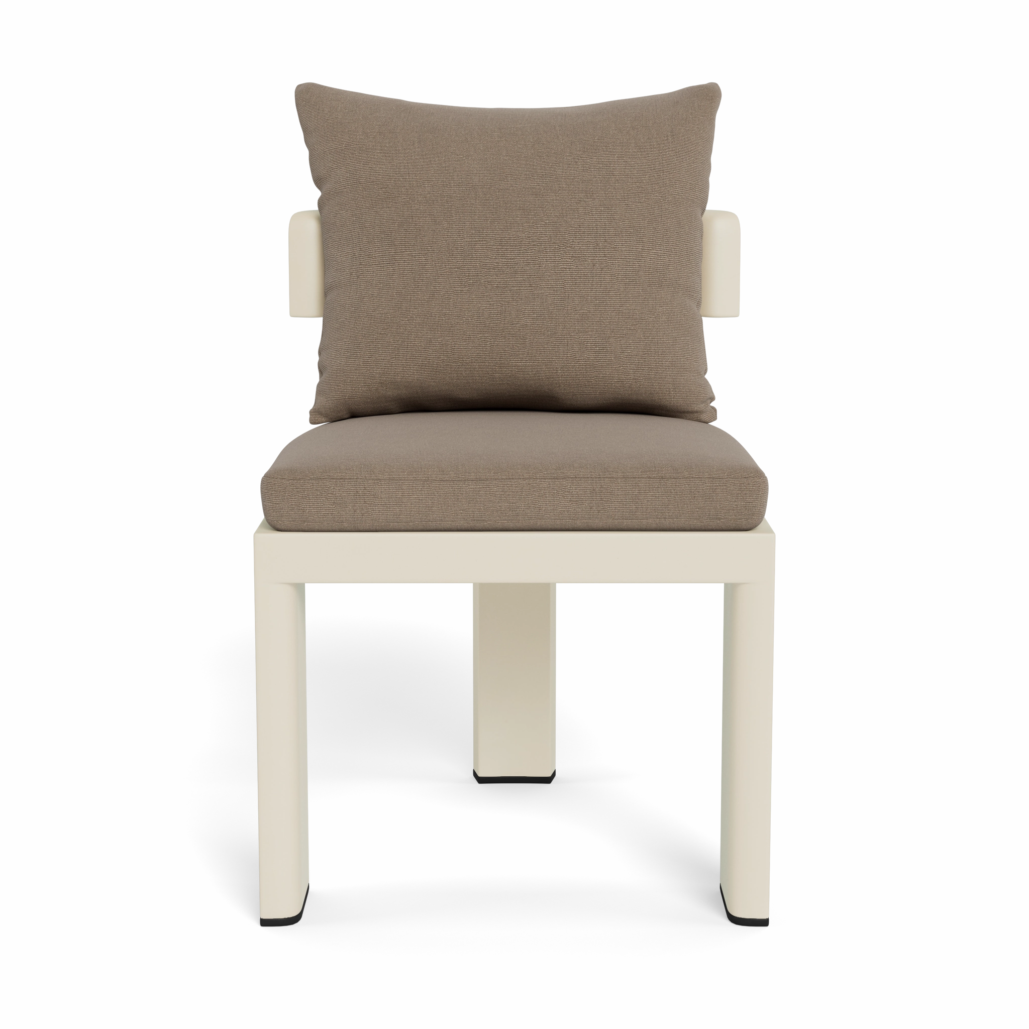 Victoria Aluminum Armless Dining Chair