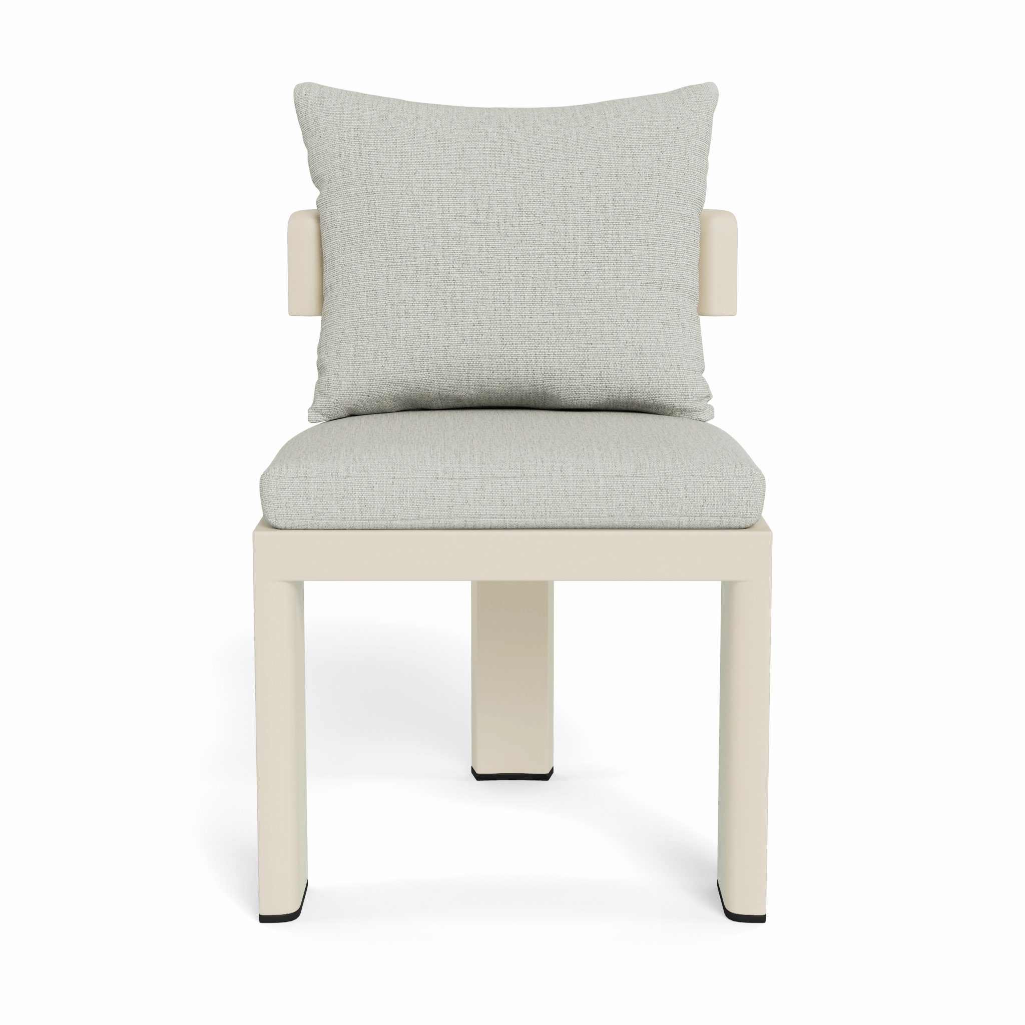 Victoria Aluminum Armless Dining Chair