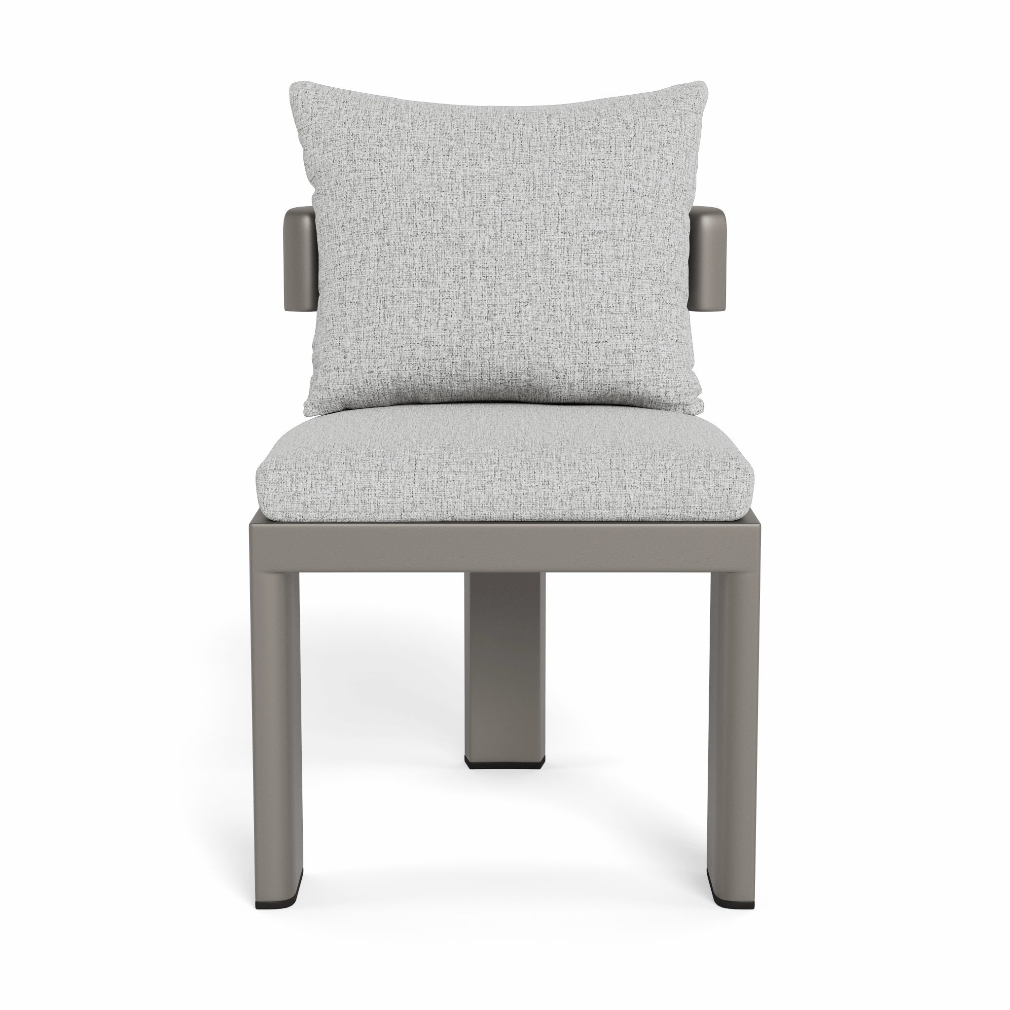 Victoria Aluminum Armless Dining Chair