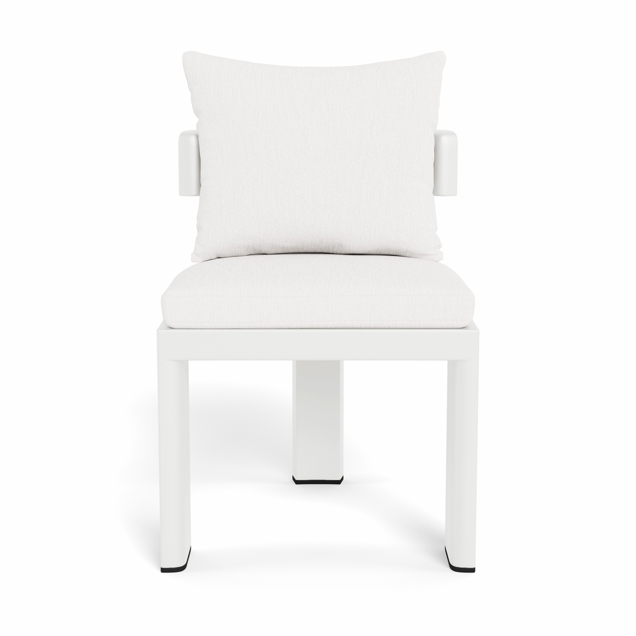 Victoria Aluminum Armless Dining Chair