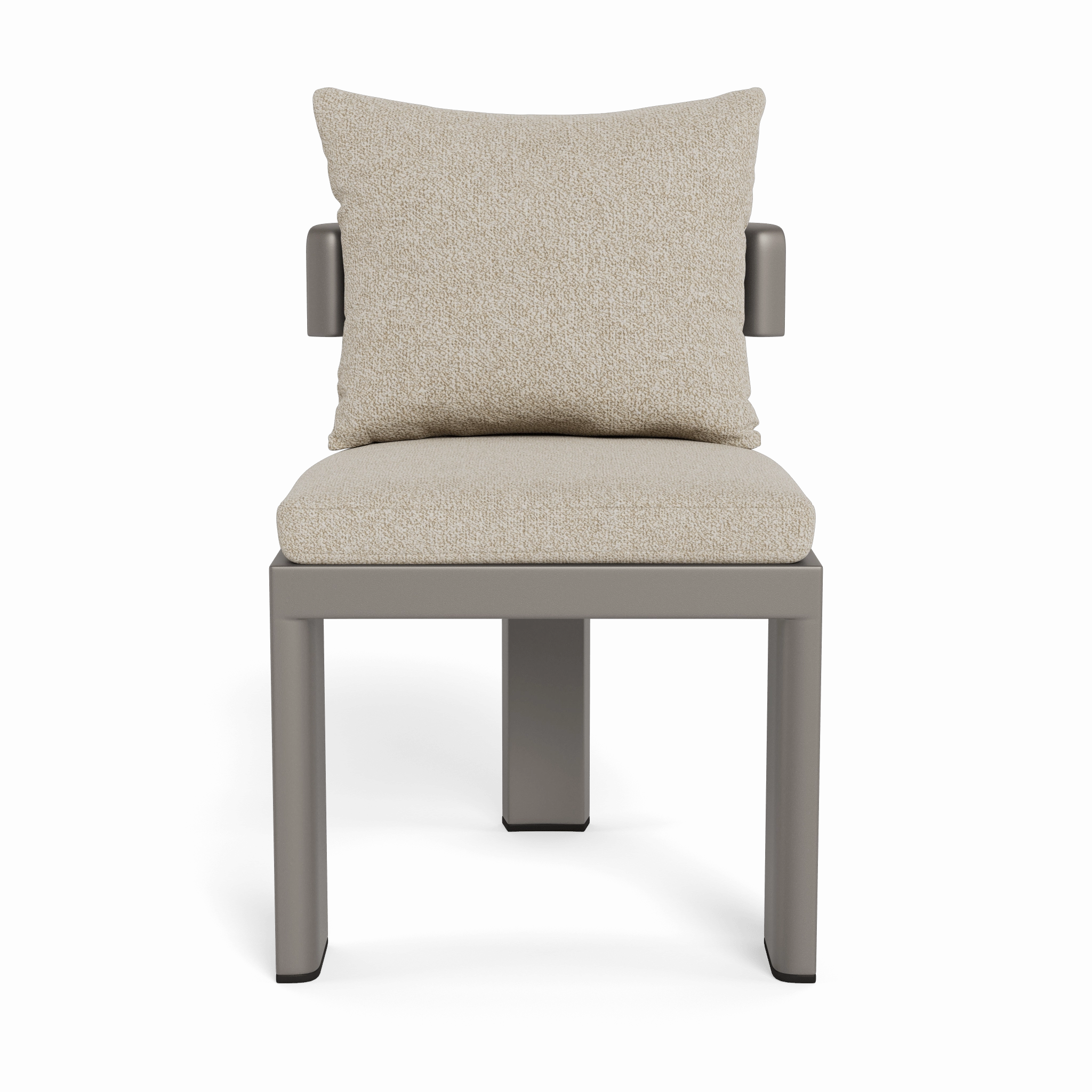 Victoria Aluminum Armless Dining Chair